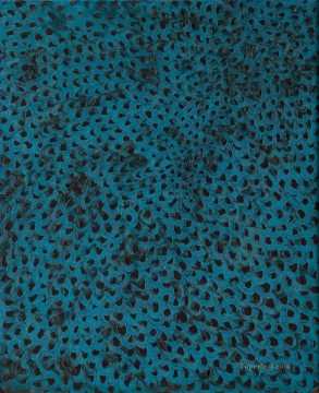 Nets Blue Yayoi Kusama Japanese Oil Paintings